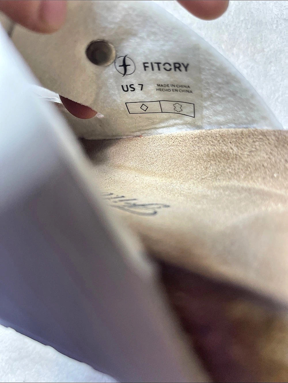 Fitory White Double-Buckle Sandals US 7 - Picture 2 of 8